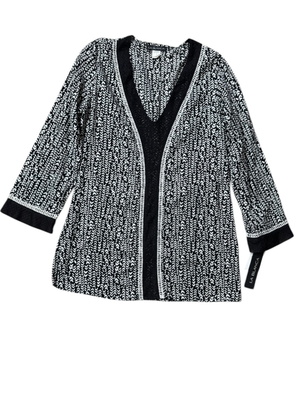 La Blanca Cotton Tunic Coverup size S NWT